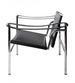  Le Corbusier Pair of Black Leather Le Corbusier Armchairs LC1 by Cassina - 3915541