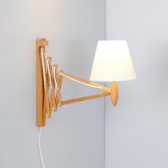  Le Klint Le Klint Scissors Sax Wall Lamp by Erik Hansen Model 332 Denmark 1970s - 4551306