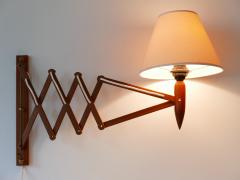  Le Klint Mid Century Teak Scissor Wall Lamp by Erik Hansen for Le Klint Demark 1960s - 3225546