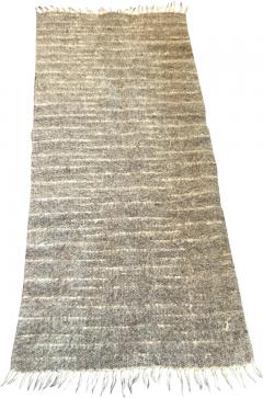  Le Lampade Bagnoli Grey White Wool Runner by Le Lampade - 2371394