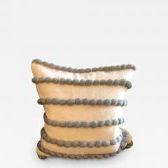  Le Lampade Lido White Grey Wool Pillow Le Lampade - 2404963