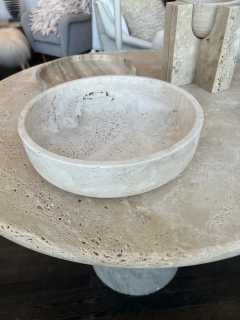  Le Lampade Roman Travertine Bowl by Le Lampade - 2533153