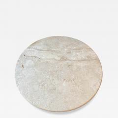  Le Lampade White Roman Travertine Coffee Table by Le Lampade 17 H x 30D - 2952353