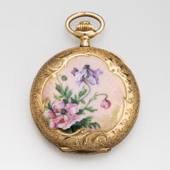  Le Palais Royale Antique PocketWatch 14kt Enamel Le Palais Royale - 4721641