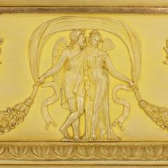  Le Roy et fils Empire period gilt bronze clock with Cupid and Psyche by Le Roy et fils - 2737337