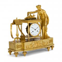  Le Roy et fils Empire period ormolu mantel clock by Le Roy et fils - 4212740