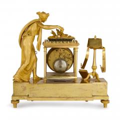  Le Roy et fils Empire period ormolu mantel clock by Le Roy et fils - 4212741