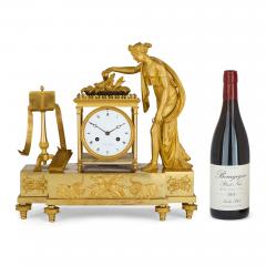  Le Roy et fils Empire period ormolu mantel clock by Le Roy et fils - 4212742