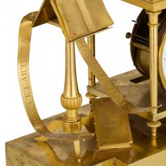  Le Roy et fils Empire period ormolu mantel clock by Le Roy et fils - 4212744