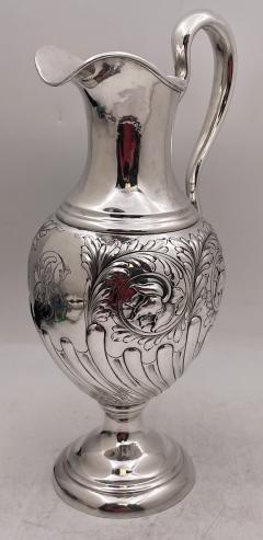  Lebkuecher Lebkuecher Sterling Silver Pitcher Jug in Art Nouveau Style Early 20th Century - 3318315
