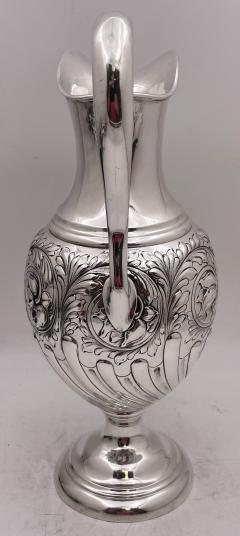  Lebkuecher Lebkuecher Sterling Silver Pitcher Jug in Art Nouveau Style Early 20th Century - 3318316
