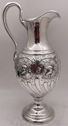  Lebkuecher Lebkuecher Sterling Silver Pitcher Jug in Art Nouveau Style Early 20th Century - 3318318