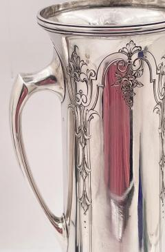  Lebkuecher Lebkuecher Sterling Silver Tall Vase in Art Nouveau Arts Crafts Style - 3237822