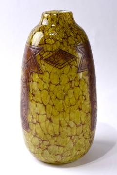  Legras Legras Marmoreal Cameo Art Deco Vase France c a 1920 s - 3299483