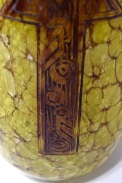  Legras Legras Marmoreal Cameo Art Deco Vase France c a 1920 s - 3299527