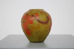  Legras Legras Vase France Art dec in glass hot glazes signed 1920s - 1531629