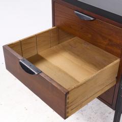  Lehigh Leopold Lehigh Leopold Mid Century Walnut Executive Desk - 4158137