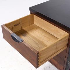  Lehigh Leopold Lehigh Leopold Mid Century Walnut Executive Desk - 4158138