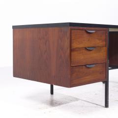  Lehigh Leopold Lehigh Leopold Mid Century Walnut Executive Desk - 4158143