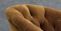  Lehigh Leopold Ward Bennett for Lehigh Leopold Chrome Green Suede Swivel or Lounge Chair - 3321965