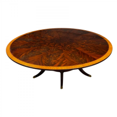  Leighton Hall Furniture Leighton Hall Regency Style Flame Mahogany 84 Round Dining Table - 4097813