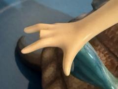  Lenci RARE MERMAID CHILD SEA TURTLE CERAMIC FIGURES BY HELEN KONIG SCAVINI FOR LENCI - 4646126