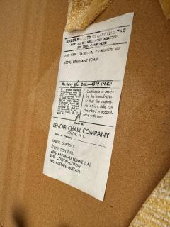  Lenoir Furniture Company Lenoir Chair Company Set Of 6 Walnut with Brass Ormolu and Cane Backs - 4474526