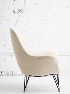  Lenzi 1950 s Italian Womb Chair by Lenzi Italy - 4565537