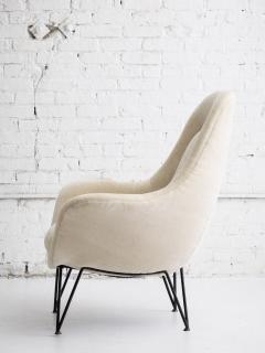  Lenzi 1950 s Italian Womb Chair by Lenzi Italy - 4565538