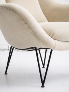  Lenzi 1950 s Italian Womb Chair by Lenzi Italy - 4565544