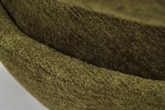  Lenzi Pair of Upholstered Italian Armchairs by Lenzi Italy ca 1956 - 4391678