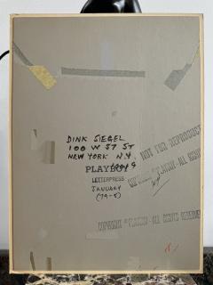  Leo Dink Siegel Threesome Swingers 1970s cocktail party Playboy Cartoon - 4414866