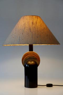  Leola Elegant Mid Century Modern Ceramic Table Lamp by Leola Design Germany 1960s - 3507383