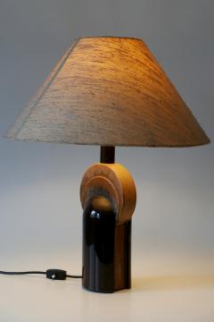  Leola Elegant Mid Century Modern Ceramic Table Lamp by Leola Design Germany 1960s - 3507387