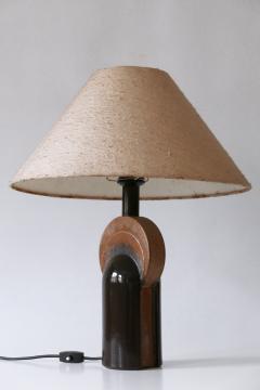  Leola Elegant Mid Century Modern Ceramic Table Lamp by Leola Design Germany 1960s - 3507389