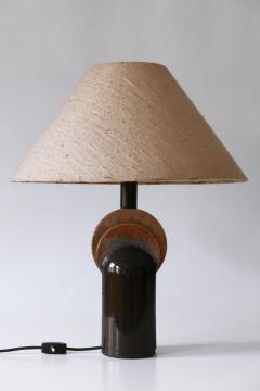  Leola Elegant Mid Century Modern Ceramic Table Lamp by Leola Design Germany 1960s - 3507391