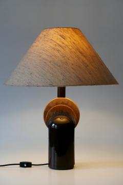 Leola Elegant Mid Century Modern Ceramic Table Lamp by Leola Design Germany 1960s - 3507392