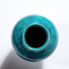  Leon Volkmar Art Deco Egyptian Faience Glaze Vase Signed Leon Volkmar for Durant Kilns - 3976066