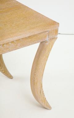  Lerebours Bespoke Custom Cerused Oak Bench Cocktail Table on Sabre Legs - 1250356