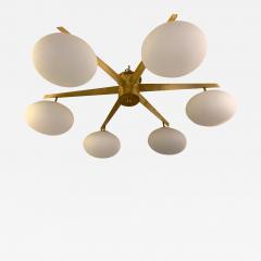  Lerebours Bespoke Custom Mid Century Six light Fixture - 2171798