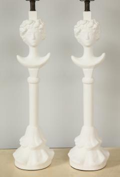  Lerebours Bespoke Custom Plaster Gio Table Lamps - 1918986