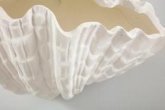  Lerebours Bespoke Pair of Custom Coquillage Plaster Sconces - 2057355