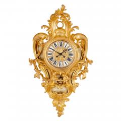  Lerolle Fr res Gilt bronze Cartel Clock and Barometer set by Lerolle Fr res - 2898196