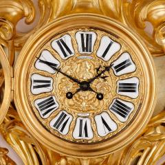  Lerolle Fr res Gilt bronze Cartel Clock and Barometer set by Lerolle Fr res - 2898209