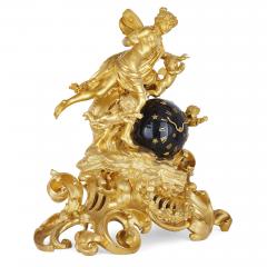  Lerolle Fr res Napoleon III period three piece gilt bronze clock set by Lerolle Fr res - 2073864