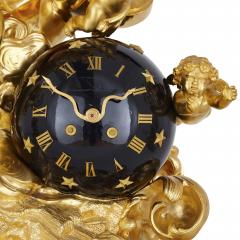  Lerolle Fr res Napoleon III period three piece gilt bronze clock set by Lerolle Fr res - 2073867