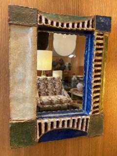  Les Argonautes Ceramic Mirror by les Argonautes France 1960s - 3407744