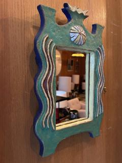  Les Argonautes Ceramic Mirror by les Argonautes France 1960s - 3433872