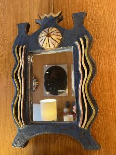  Les Argonautes Ceramic Mirror by les Argonautes France 1960s - 3458693