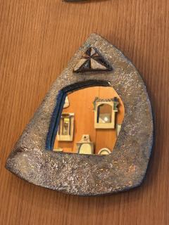  Les Argonautes Ceramic Mirror by les Argonautes France 1960s - 3476027